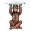 Design Toscano Moroccan Monkey Business Sculptural Side Table EU31691